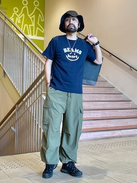 BEAMS HEART MENさん(メンズ・175cm)の春コーディネート