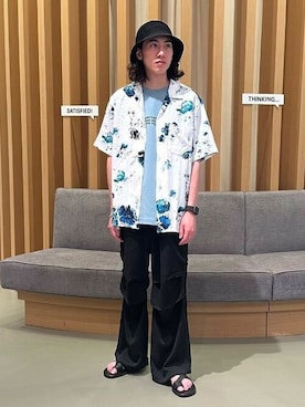 BEAMS HEART MENさん（メンズ・172cm）の夏コーディネート