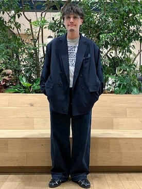 BEAMS HEART MENさん（メンズ・176cm）の夏コーディネート