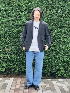 BEAMS HEART MENさん（メンズ・180cm）の夏コーディネート