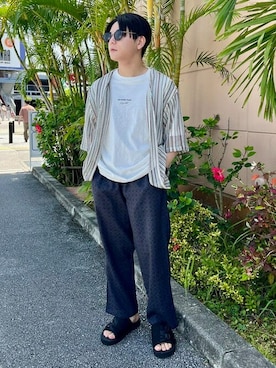 BEAMS HEART MENさん(メンズ・160cm)の夏コーディネート