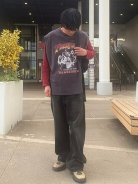 BEAMS HEART MENさん（メンズ・180cm）の夏コーディネート