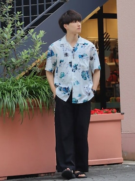 BEAMS HEART MENさん（メンズ・167cm）の夏コーディネート