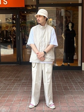 BEAMS HEART MENさん（メンズ・177cm）の夏コーディネート