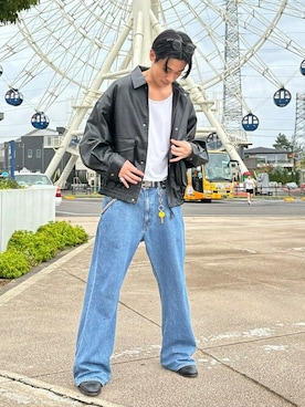 BEAMS HEART MENさん（メンズ・180cm）の夏コーディネート