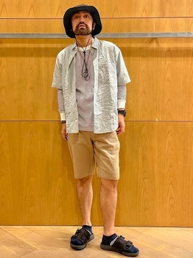 BEAMS HEART MENさん（メンズ・175cm）の夏コーディネート