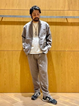 「セットアップコーデ」｜「アイテム（セットアップ）」を使った、BEAMS HEART MENさん（メンズ・175cm）の秋コーディネート