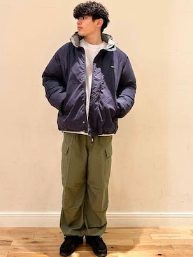 「GERRY（ジェリー）のアイテム（ジャケット/アウター）」を使った、BEAMS HEART MENさん（メンズ・174cm）の秋コーディネート