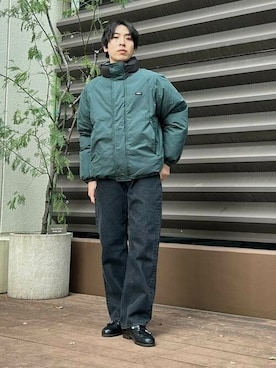 「GERRY（ジェリー）のアイテム（ジャケット/アウター）」を使った、BEAMS HEART MENさん（メンズ・170cm）の冬コーディネート