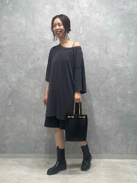 「tov（トーヴ）のアイテム」を使った、SAKIさん（レディース・167cm）の夏コーディネート