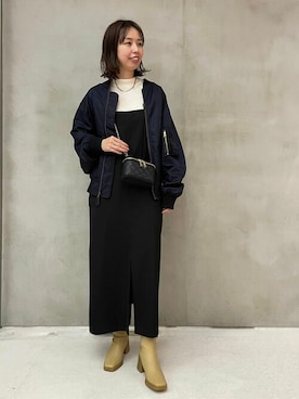 「MILOS（ミロス）のアイテム」を使った、SAKIさん（レディース・167cm）の秋コーディネート