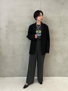 「アイテム（その他シューズ）」を使った、SAKIさん（レディース・167cm）の春コーディネート