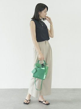 「koe（コエ）のアイテム」を使った、koe_officialさん（レディース・160cm）の夏コーディネート