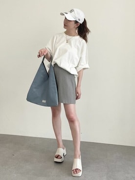 「koe（コエ）のアイテム」を使った、koe_officialさん（レディース・160cm）の夏コーディネート