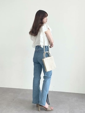 「koe（コエ）のアイテム」を使った、koe_officialさん（レディース・160cm）の夏コーディネート