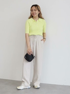 「koe（コエ）のアイテム」を使った、koe_officialさん（レディース・160cm）の夏コーディネート