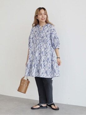 「koe（コエ）のアイテム」を使った、koe_officialさん（レディース・160cm）の夏コーディネート