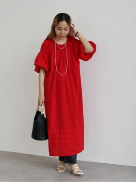 「koe（コエ）のアイテム」を使った、koe_officialさん（レディース・160cm）の夏コーディネート