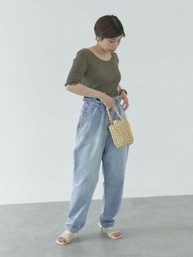 「koe（コエ）のアイテム」を使った、koe_officialさん（レディース・160cm）の夏コーディネート