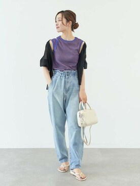 「koe（コエ）のアイテム」を使った、koe_officialさん（レディース・160cm）の夏コーディネート