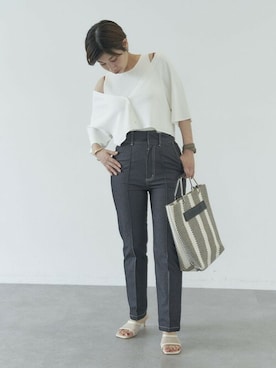 「koe（コエ）のアイテム」を使った、koe_officialさん（レディース・160cm）の夏コーディネート