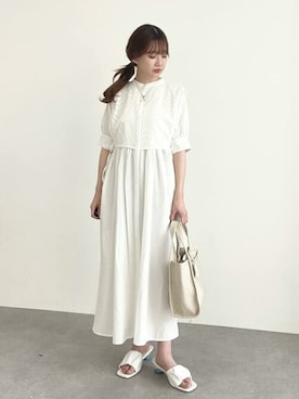 「koe（コエ）のアイテム」を使った、koe_officialさん（レディース・160cm）の夏コーディネート