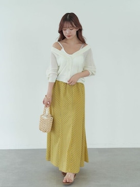 「koe（コエ）のアイテム」を使った、koe_officialさん（レディース・160cm）の夏コーディネート