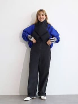 「AMERICAN HOLIC（アメリカンホリック）のアイテム（オールインワン・サロペット）」を使った、koe_officialさん（レディース・160cm）の秋コーディネート