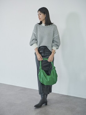 「koe（コエ）のアイテム（トップス）」を使った、koe_officialさん（レディース・160cm）の秋コーディネート