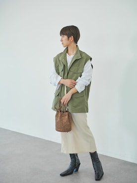 「koe（コエ）のアイテム」を使った、koe_officialさん（レディース・160cm）の秋コーディネート