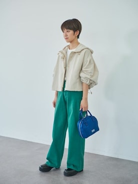 「koe（コエ）のアイテム（ジャケット/アウター）」を使った、koe_officialさん（レディース・160cm）の秋コーディネート