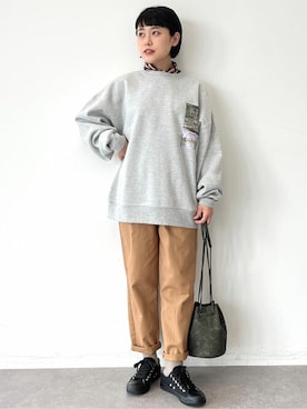 「koe（コエ）のアイテム」を使った、koe_officialさん（レディース・160cm）の秋コーディネート