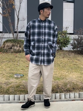 「koe（コエ）のアイテム（トップス）」を使った、koe_officialさん（レディース・160cm）の冬コーディネート