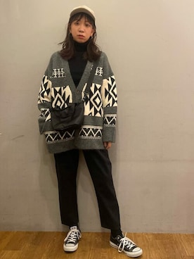 「koe（コエ）のアイテム」を使った、koe_officialさん（レディース・160cm）の冬コーディネート