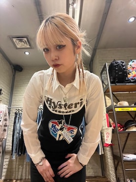 「シャツ 」｜「アイテム（ワンピース/ドレス）」を使った、ysan0514さん（レディース・163cm）の春コーディネート