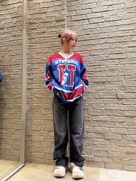 「ロック」｜「アイテム（トップス）」を使った、ysan0514さん（レディース・163cm）の秋コーディネート