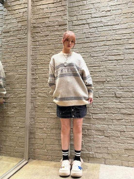 「ロック」｜「アイテム（トップス）」を使った、ysan0514さん（レディース・163cm）の秋コーディネート