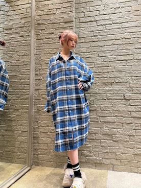 「HYSTERIC GLAMOUR（ヒステリックグラマー）のアイテム（ワンピース/ドレス）」を使った、ysan0514さん（レディース・163cm）の秋コーディネート