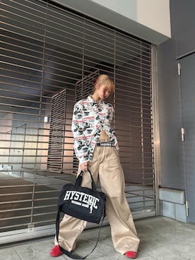 「アイテム（ドラムバッグ）」を使った、ysan0514さん（レディース・163cm）の秋コーディネート