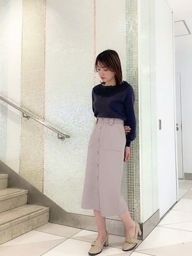 PROPORTION STAFFさん（レディース・158cm）の冬コーディネート