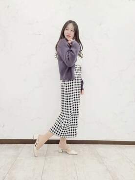 PROPORTION STAFFさん（レディース・157cm）の春コーディネート