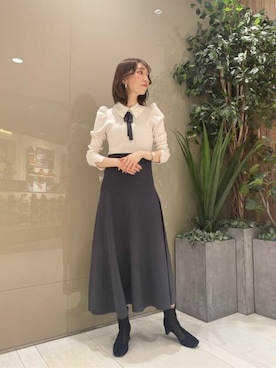 楽天市場】【SALE／30%OFF】クラシカル衿付ニットワンピース