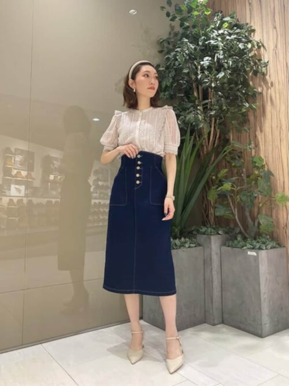 プロポーション　宇垣美里さん着用セットアップ　美人百花　コーディネート　通勤 宇垣美里さんが実践♡ワンツーでつくる知的な通勤スタイル＜4/17