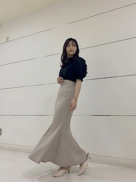 コーデセット andmary トゥインクルハイウエストスカート コーデセット andmary トゥインクルハイウエストスカート