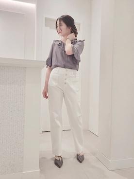 PROPORTION STAFFさん（レディース・157cm）の春コーディネート