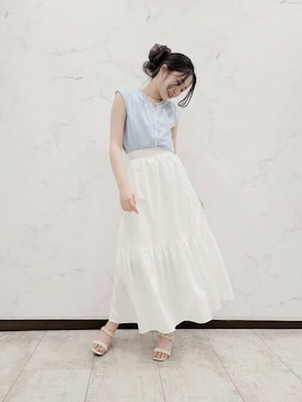 PROPORTION STAFFさん(レディース・157cm)の夏コーディネート