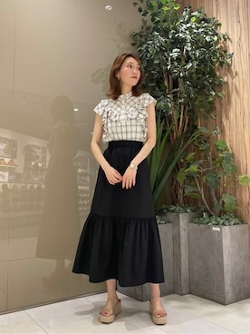 PROPORTION STAFFさん（レディース・162cm）の夏コーディネート