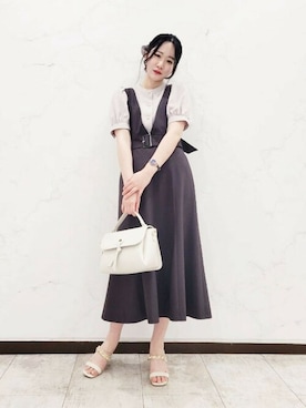 PROPORTION STAFFさん（レディース・157cm）の夏コーディネート