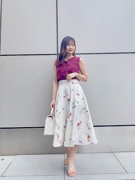 PROPORTION STAFFさん（レディース・155cm）の夏コーディネート