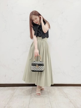 PROPORTION STAFFさん（レディース・157cm）の夏コーディネート